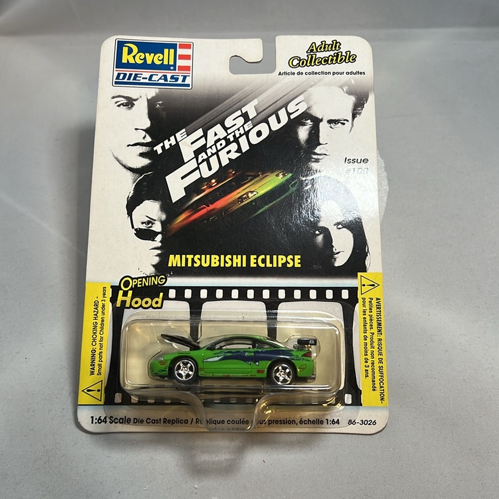 Revell Die Cast Mitsubishi Eclipse from The Fast and Furious 1:64 Scale - Picture 7 of 7